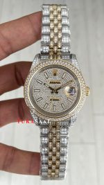 Rolex Datejust Diamond 126300 Jubilee Two Tone Gold 41mm Replika Saat