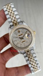 Rolex Datejust Diamond 126300 Jubilee Two Tone Gold 41mm Replika Saat