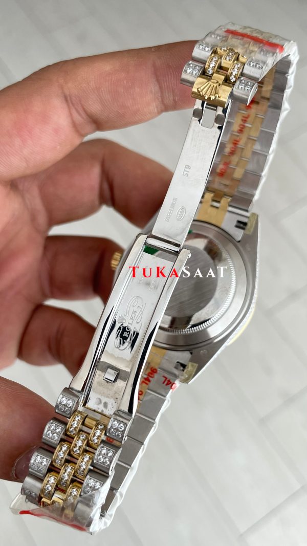 Rolex Datejust Diamond 126300 Jubilee Two Tone Gold 41mm Replika Saat