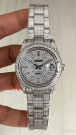 Rolex Datejust Diamond 126300 Silver Oyster 41mm Replika Saat