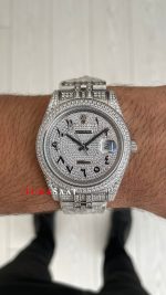Rolex Datejust Diamond Arabic Dial 126300 Jubilee 41mm Replika Saat