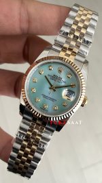 Rolex Datejust Mother of Pearl Diamond 126233 Lady Jubilee 36mm Diamond Two Tone Gold Kadın Saati