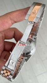 Rolex Datejust Siyah Taşlı 126231 Lady Jubilee 36mm Two Tone Rose Kadın Saati
