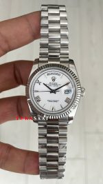 Rolex Day Date Beyaz 228239 White Roman Dial 36mm President Replika Saat