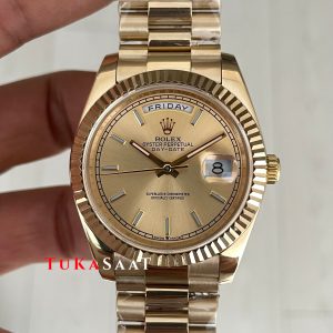 Rolex Day Date Champagne 228238 President 40mm Gold Replika Saat
