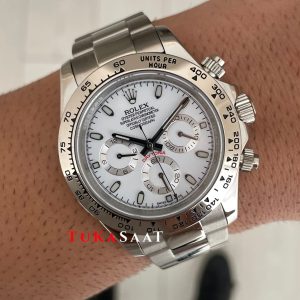 Rolex Daytona Beyaz Cosmograph 126509 White Dial 40mm Replika Saat