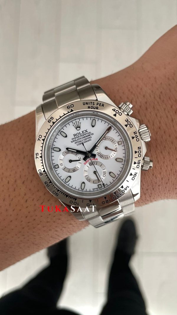 Rolex Daytona Beyaz Cosmograph 126509 White Dial 40mm Replika Saat