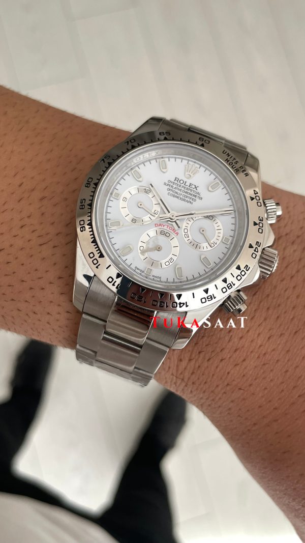Rolex Daytona Beyaz Cosmograph 126509 White Dial 40mm Replika Saat