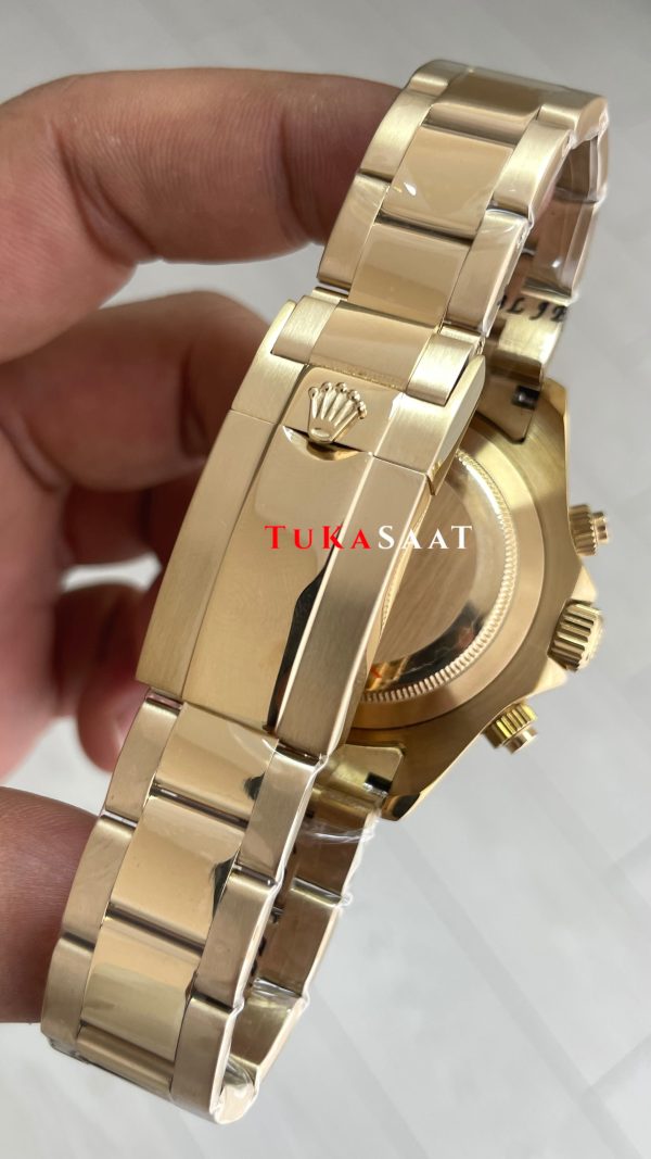 Rolex Daytona Cosmograph 126508 Gold 40mm Beyaz Kadran Replika Saat Rolex Daytona Cosmograph 126508 Gold 40mm Beyaz Kadran Replika Saat
