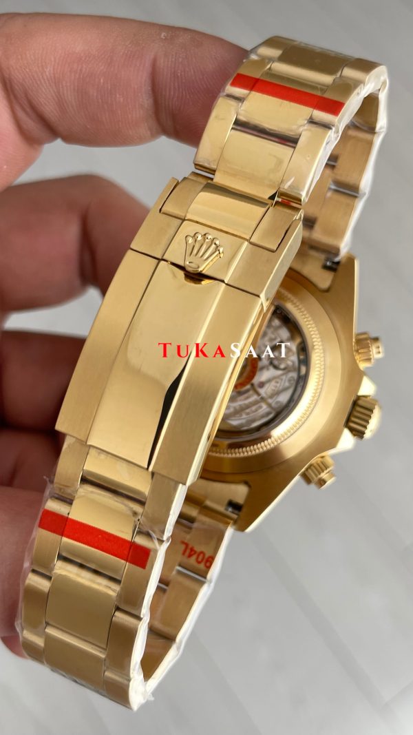 Rolex Daytona Cosmograph 126508 Gold Beyaz 40mm Replika Saat