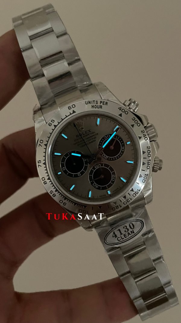 Rolex Daytona Cosmograph 126509LN Gri 40mm Swiss ETA Saat Clean Factory