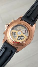 Rolex Daytona Ivory 116515LN Rose Beyaz Kadran Oysterflex 40mm Replika Saat