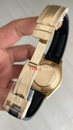 Rolex Daytona Paul Newman 126518LN Gold Oysterflex 40mm Replika Saat