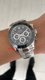 Rolex Daytona Siyah 126500LN Black Dial 40mm Replika Saat
