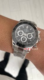 Rolex Daytona Siyah 126500LN Black Dial 40mm Replika Saat