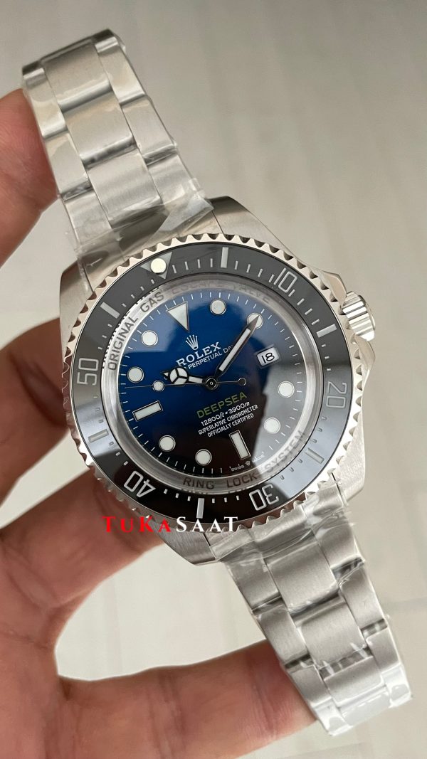 Rolex Deepsea Mavi 136660 D Blue James Cameron 44mm Replika Saat