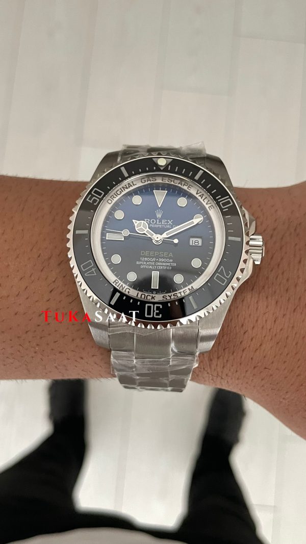 Rolex Deepsea Mavi 136660 D Blue James Cameron 44mm Replika Saat
