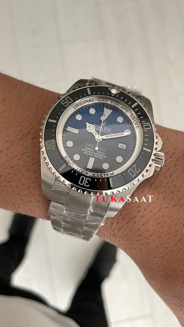 Rolex Deepsea Mavi 136660 D Blue James Cameron 44mm Replika Saat