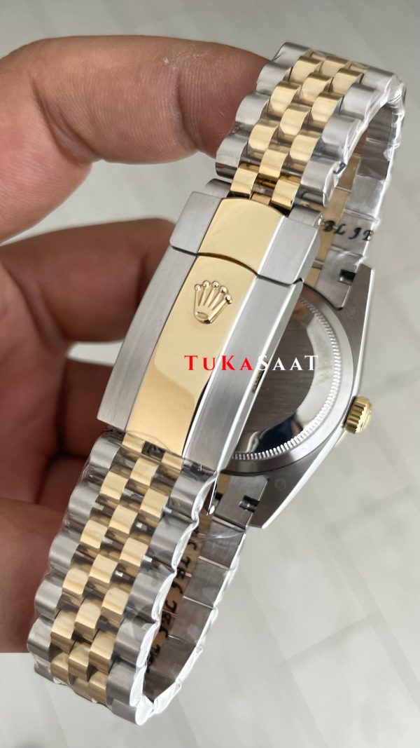 Rolex Sky Dweller Champagne 336933 Jubilee 42mm Two Tone Gold Replika Saat Rolex Sky Dweller Champagne 336933 Jubilee 42mm Two Tone Gold Replika Saat