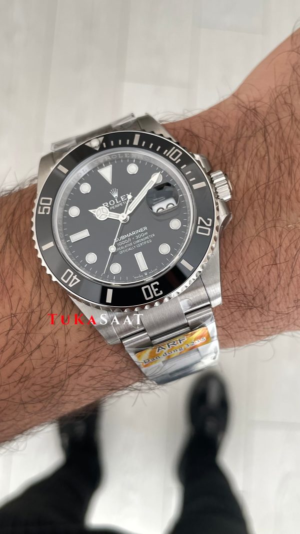 Rolex Submariner Date 126610LN Silver 41mm DD3235 Super Klon Swiss ETA Saat AR Factory