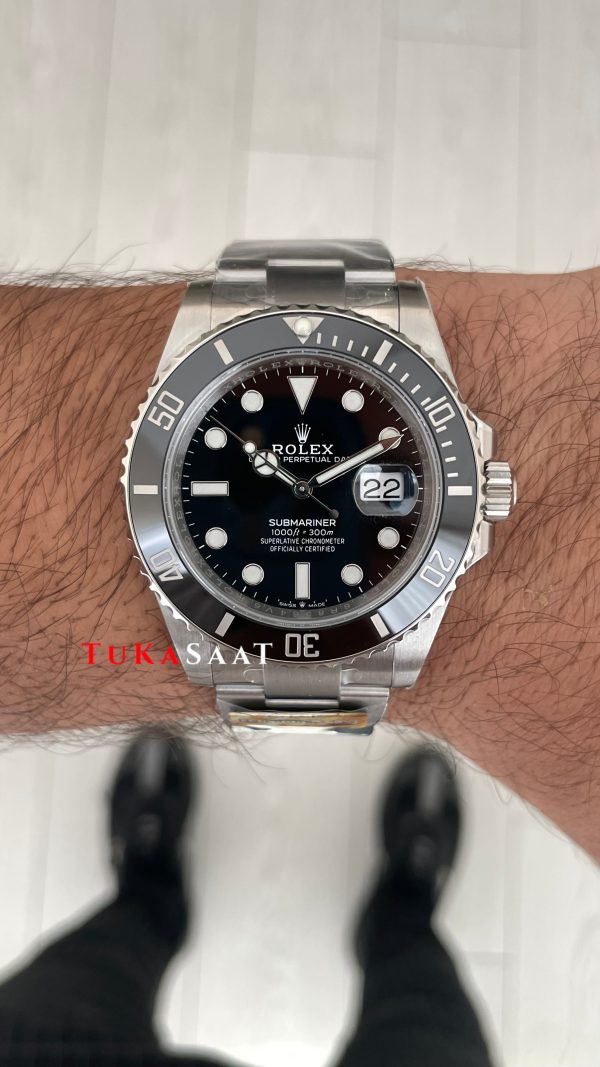 Rolex Submariner Date 126610LN Silver 41mm DD3235 Super Klon Swiss ETA Saat AR Factory