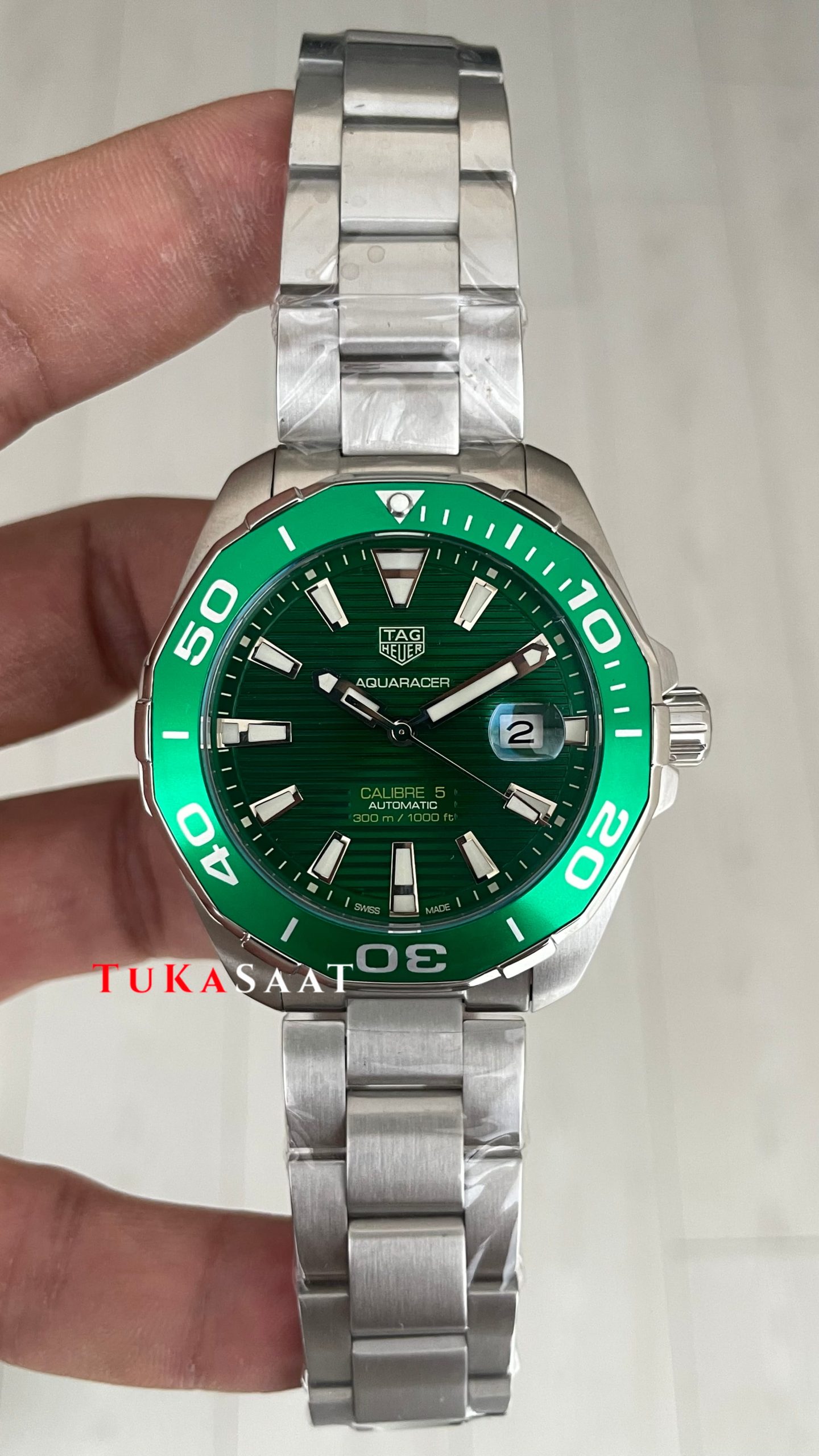 TAG Heuer Aquaracer Yeşil Replika Saat TAG Heuer Aquaracer Yeşil Replika Saat