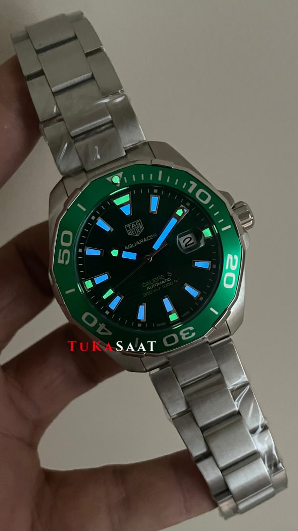 TAG Heuer Aquaracer Yeşil Replika Saat TAG Heuer Aquaracer Yeşil Replika Saat
