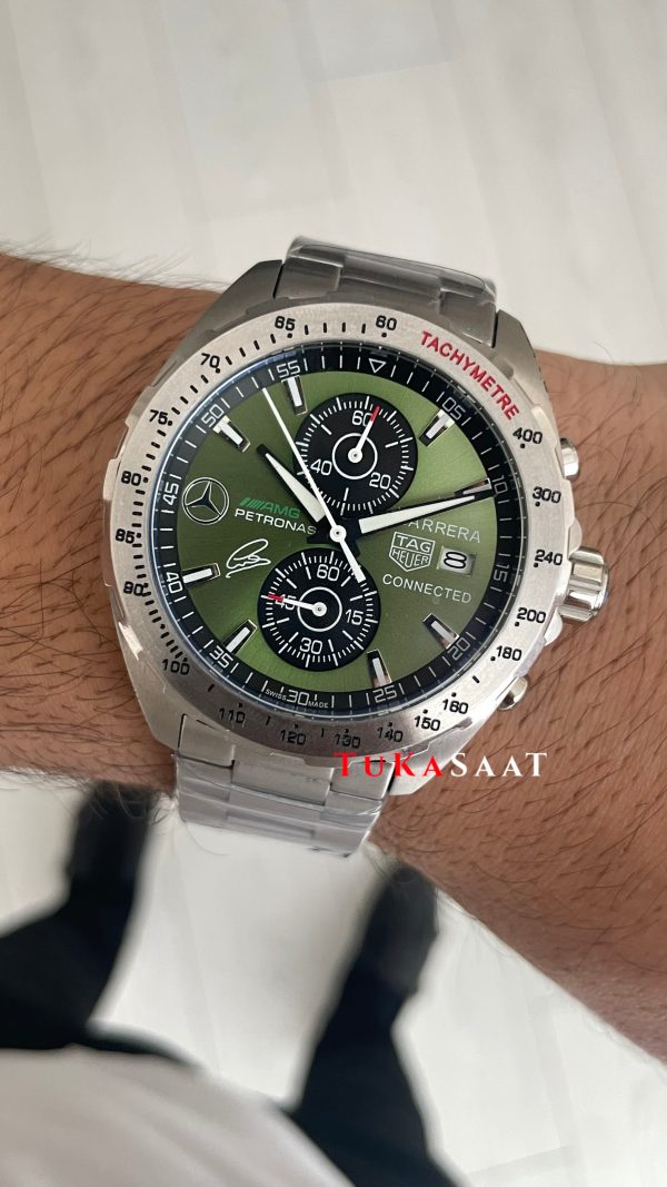TAG Heuer Petronas AMG Yeşil 43mm Replika Saat TAG Heuer Petronas AMG Yeşil 43mm Replika Saat