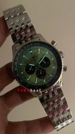 Breitling Navitimer B01 Chronograph AB0138 Yeşil Erkek Kol Saati