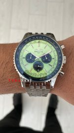 Breitling Navitimer B01 Chronograph AB0138 Yeşil Erkek Kol Saati