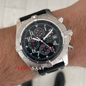 Breitling Super Avenger II Chronograph A1337 Siyah 48mm