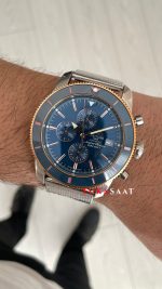 Breitling Superocean Heritage II Chronograph Mavi Kadran 45mm Erkek Kol Saati