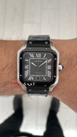 Cartier Santos WSSA0037 Siyah Large PVD 40mm