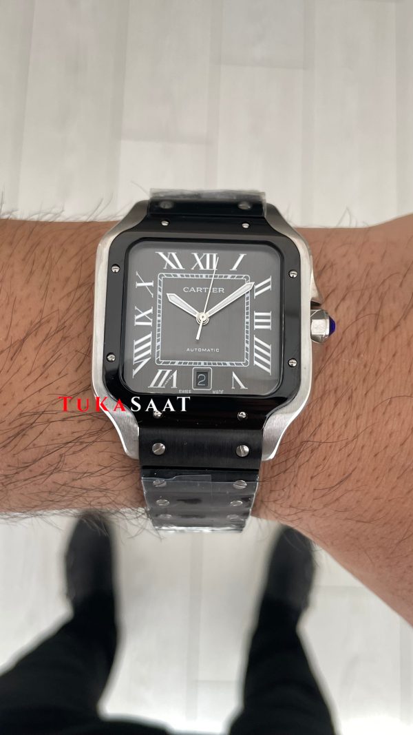 Cartier Santos WSSA0037 Siyah Large PVD 40mm