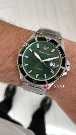 Emporio Armani AR11338 Yeşil 42mm Replika Saat
