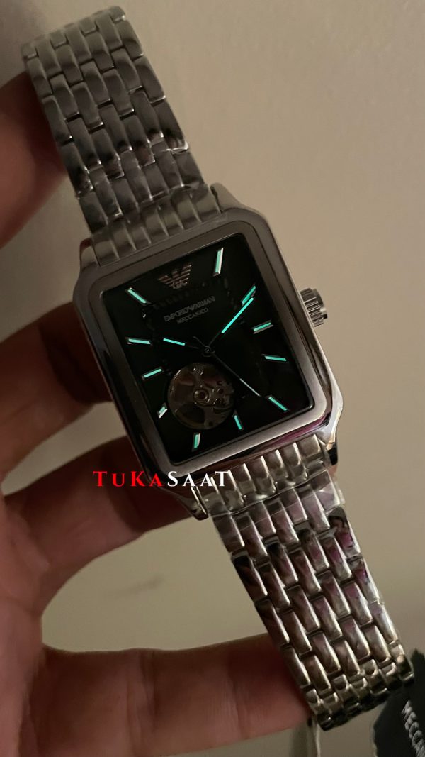 Emporio Armani AR60067 Meccanico Yeşil 36mm Replika Saat
