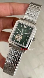 Emporio Armani AR60067 Meccanico Yeşil 36mm Replika Saat