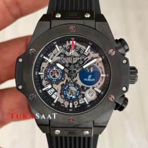 Hublot Unico Perpetual Calendar Black Magic Big Bang 44mm PVD Replika Saat
