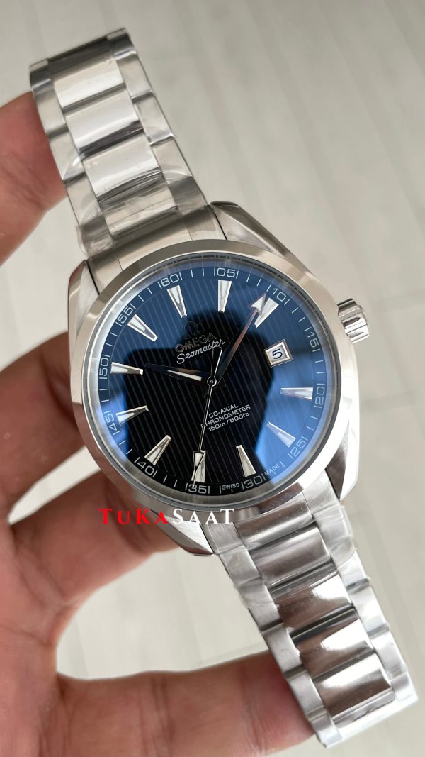 Omega Aqua Terra Seamaster Siyah 41mm Replika Saat