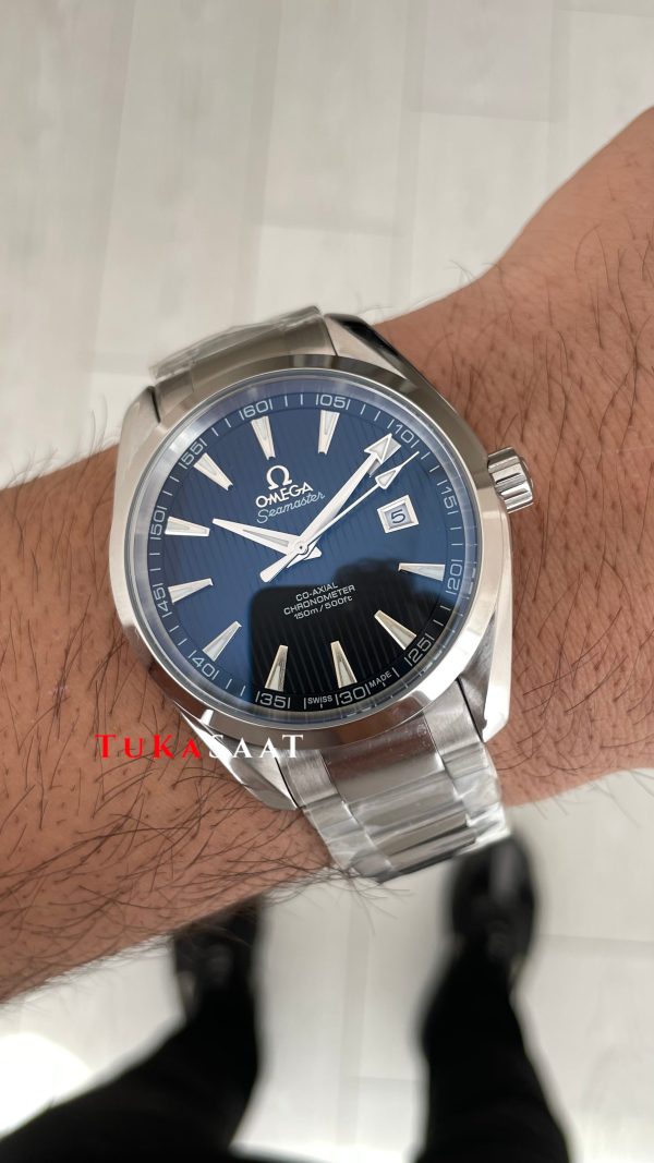 Omega Aqua Terra Seamaster Siyah 41mm Replika Saat