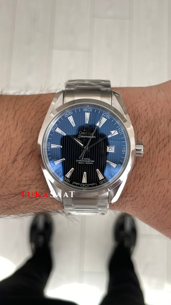 Omega Aqua Terra Seamaster Siyah 41mm Replika Saat