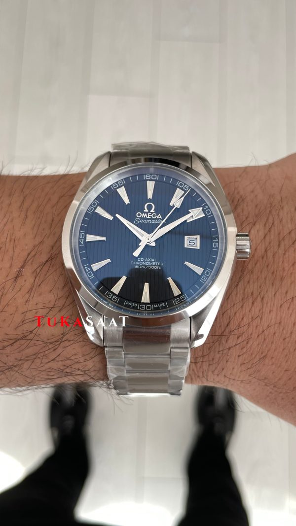 Omega Aqua Terra Seamaster Siyah 41mm Replika Saat