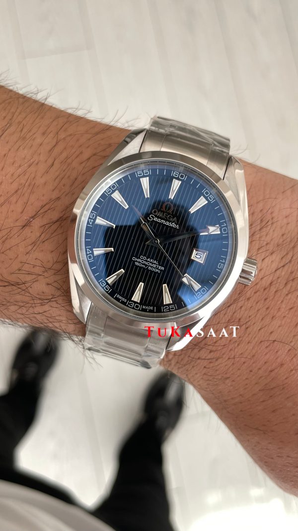 Omega Aqua Terra Seamaster Siyah 41mm Replika Saat