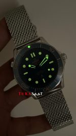 Omega Seamaster Diver 300M James Bond 007 Mavi Kadran 42mm Replika Saat