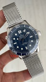 Omega Seamaster Diver 300M James Bond 007 Mavi Kadran 60th Anniversary 42mm Replika Saat