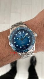 Omega Seamaster Diver Summer Blue 42mm 75th Anniversary Replika Saat