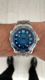 Omega Seamaster Diver Summer Blue 42mm 75th Anniversary Replika Saat