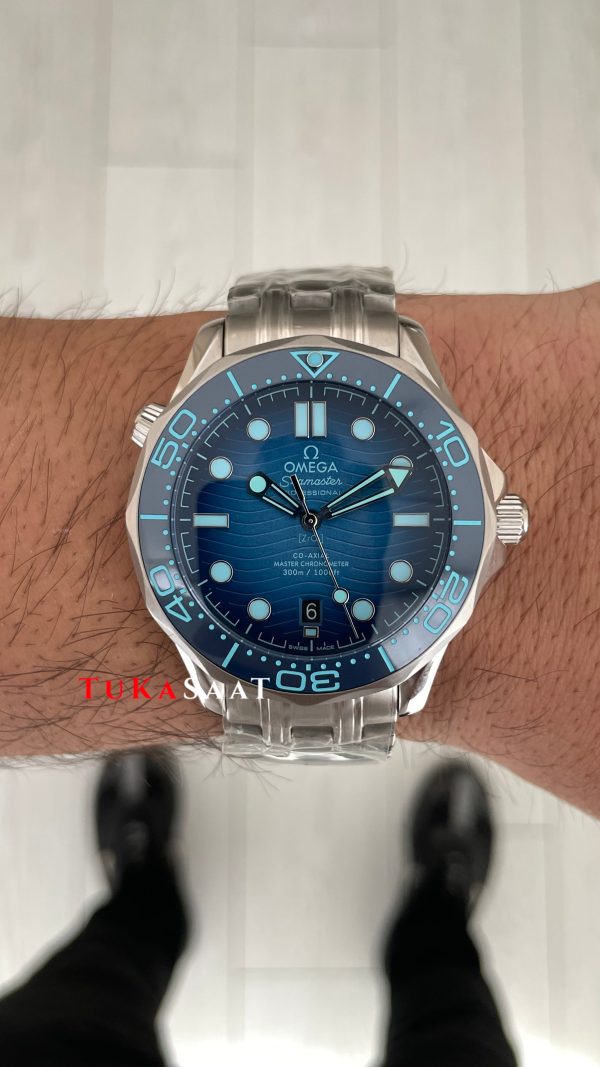 Omega Seamaster Diver Summer Blue 42mm 75th Anniversary Replika Saat