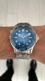 Omega Seamaster Diver Summer Blue 42mm 75th Anniversary Replika Saat