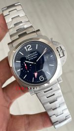 Panerai Luminor Bitempo Mavi 44mm Silver Replika Saat